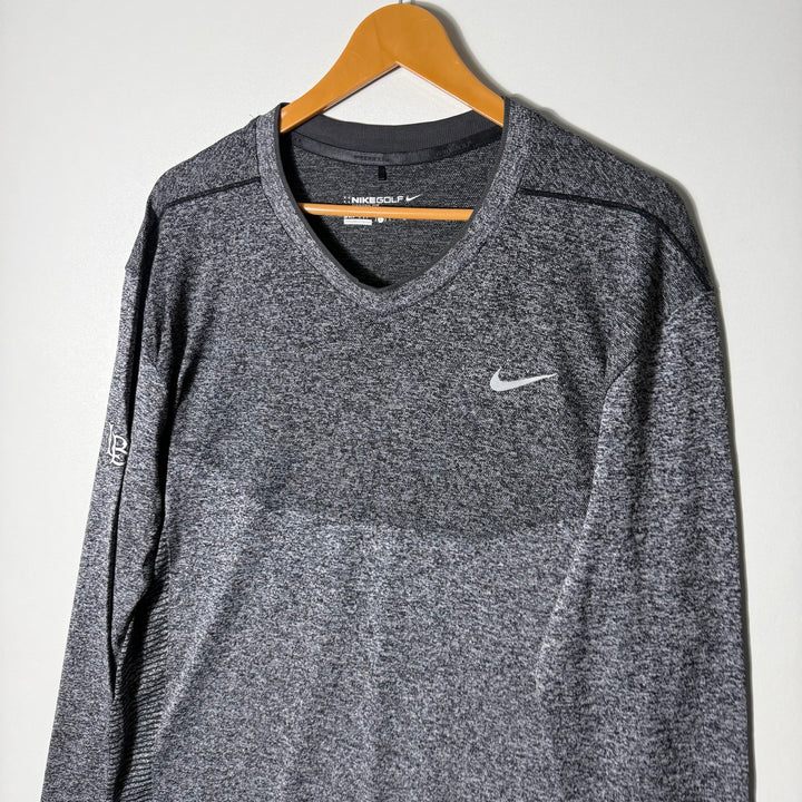 NIKE GOLF LONG SLEEVES SPORT TSHIRT GREY COLOUR