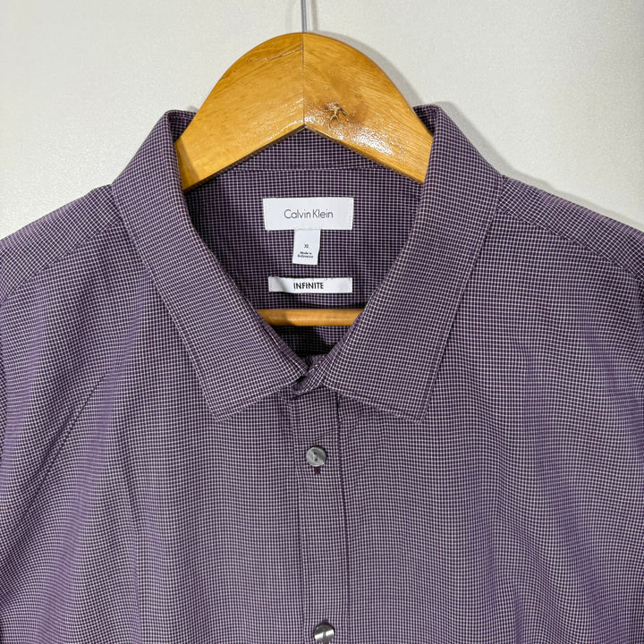CALVIN KLEIN INFINITE COTTON CHECKERED SHIRT