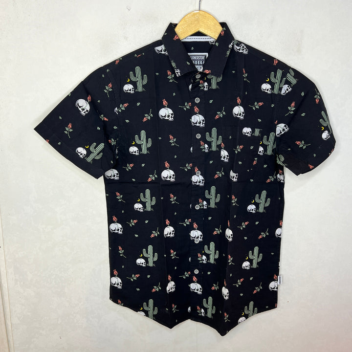 CORNER STORE BODEGA HALF SLEEVES COTTON SHIRT