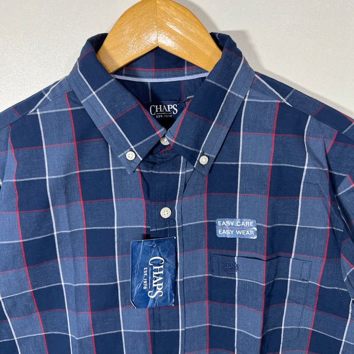 CHAPS BUTTON DOWN CASUAL COTTON SHIRT BRAND NEW