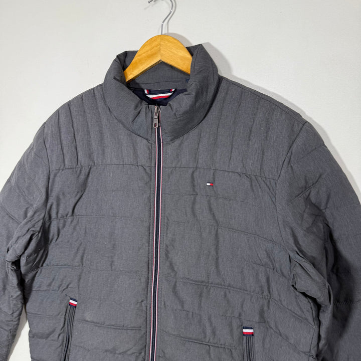 TOMMY HILFIGER PUFFER PACKABLE JACKET GREY COLOUR