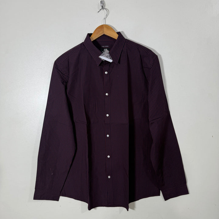 H&M SLIM FIT COTTON CHECKERED SHIRT BRAND NEW