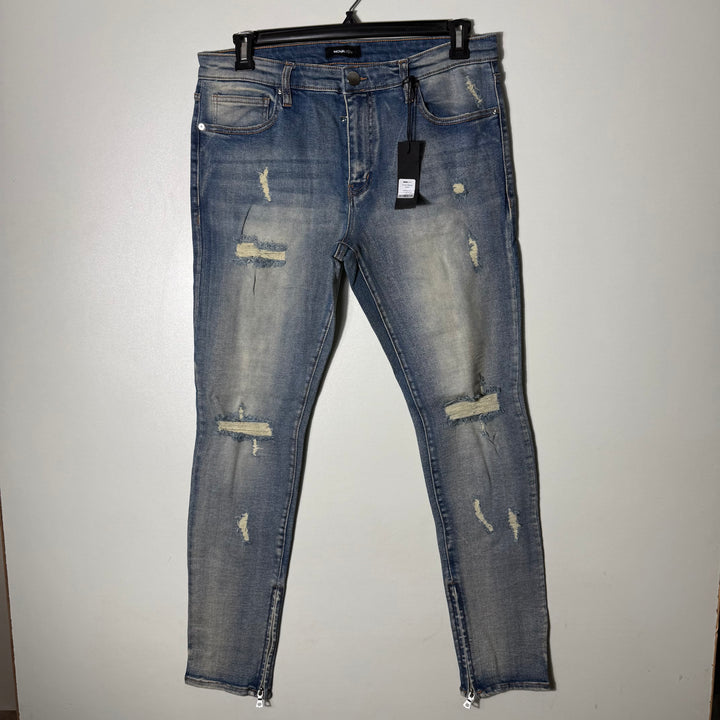 NOVA FASHION MEN SKINNY DENIM PANT BRAND NEW WITH STRETCH