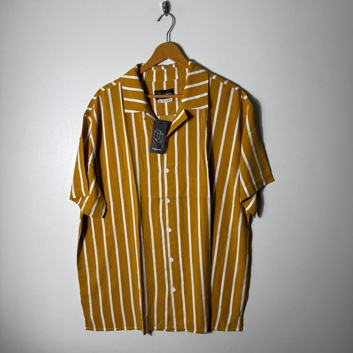 ORIGINAL USE CUBAN COLLAR HALF SLEEVES HAWAI SHIRT BRAND NEW