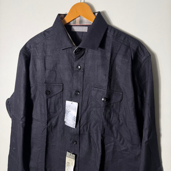 DANIEL CREMIEUX DOUBLE POCKET FLANNEL COTTON SHIRT BRAND NEW