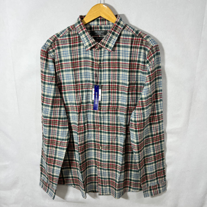 PRIMARK REGULAR FIT FLANNEL SHIRT BRAND NEW