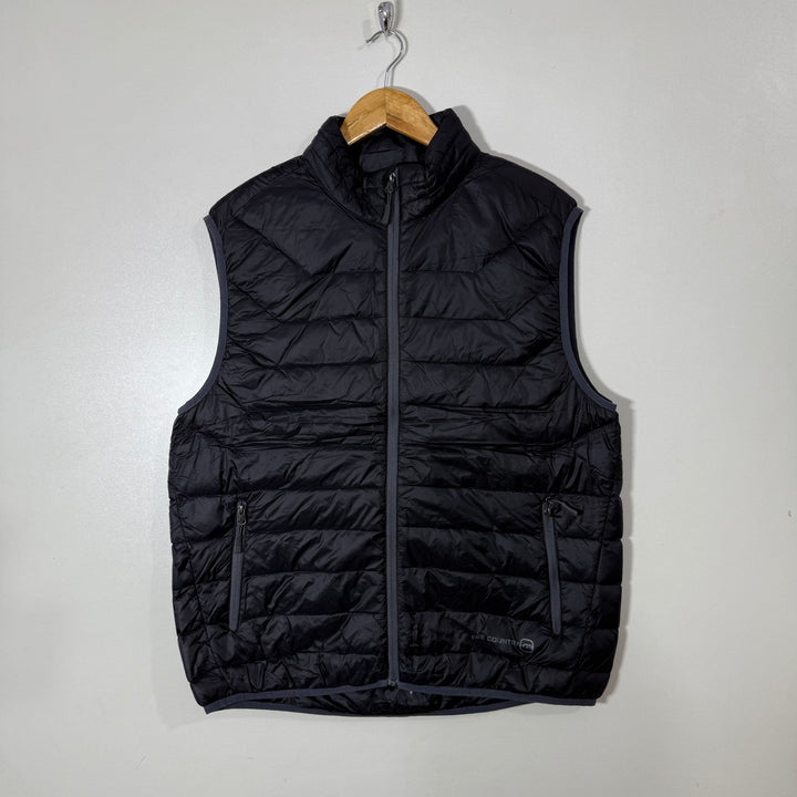 FREE COUNTRY DUCK DOWN SLEEVES LESS PUFFER JACKET