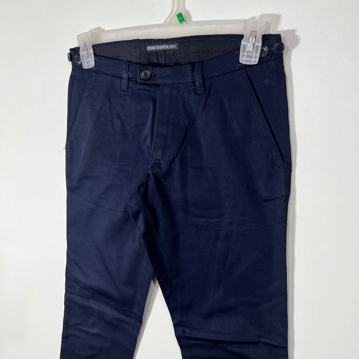 DRYKORN SLIM FIT COTTON CHINO PANT WITH STRETCH BLUE COLOUR