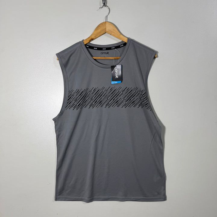 CIRCUIT RUNNING SPORT SLEEVES LESS BRAND NEW GREY COLOUR