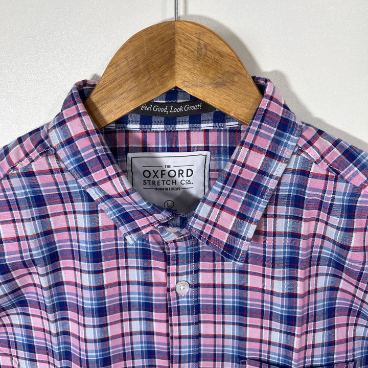 SPRINGFIELD OXFORD COTTON CHECKERED SHIRT