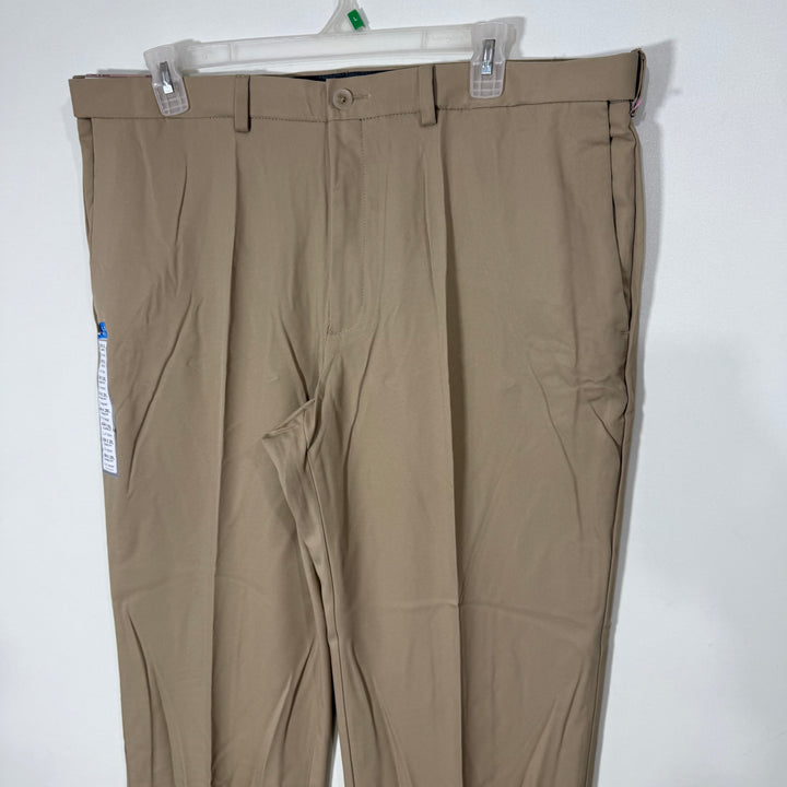 HAGGAR COOL 18 PRO CLASSIC FIT COMFORT 4 WAY STRETCH DRESS PANT BRA NEW WITH STRETCH