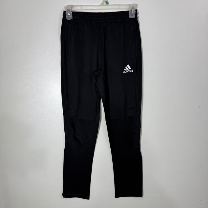 ADIDAS SKINNY FIT SPORT TROUSER WITH SIDE ZIP POCKETS BLACK COLOUR