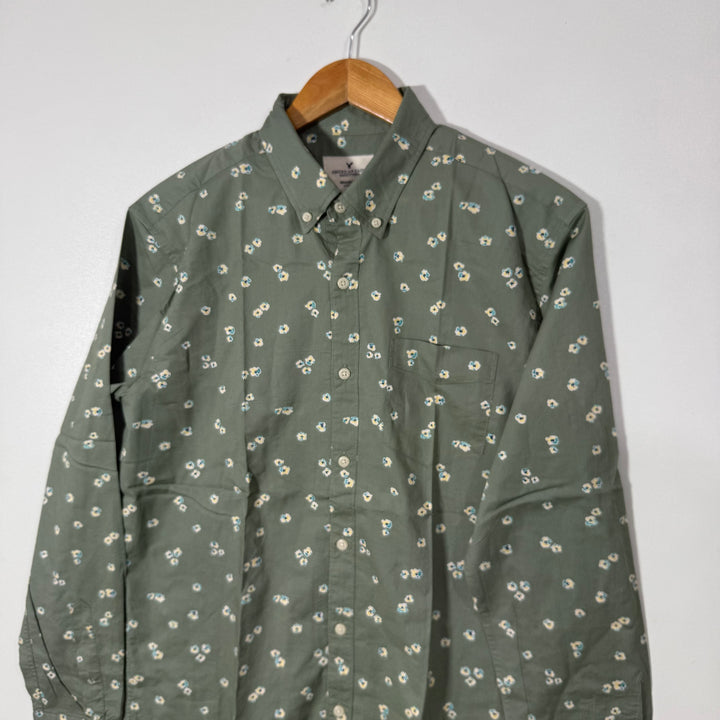 AMERICAN EAGLE BUTTON DOWN CASUAL COTTON SHIRT
