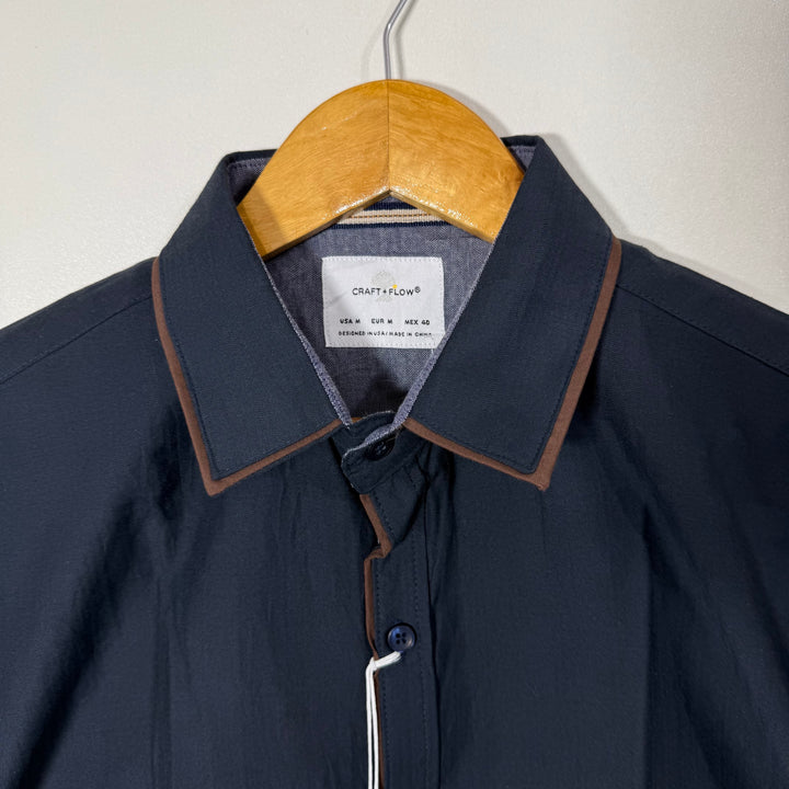 CRAFT FLOW HALF SLEEVES COTTON SHIRT BRAND NEW BLUE COLOUR