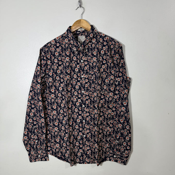 J CREW SLIM FIT PRINTED  COTTON CASUAL SHIRT WOTH STRETCH (64)