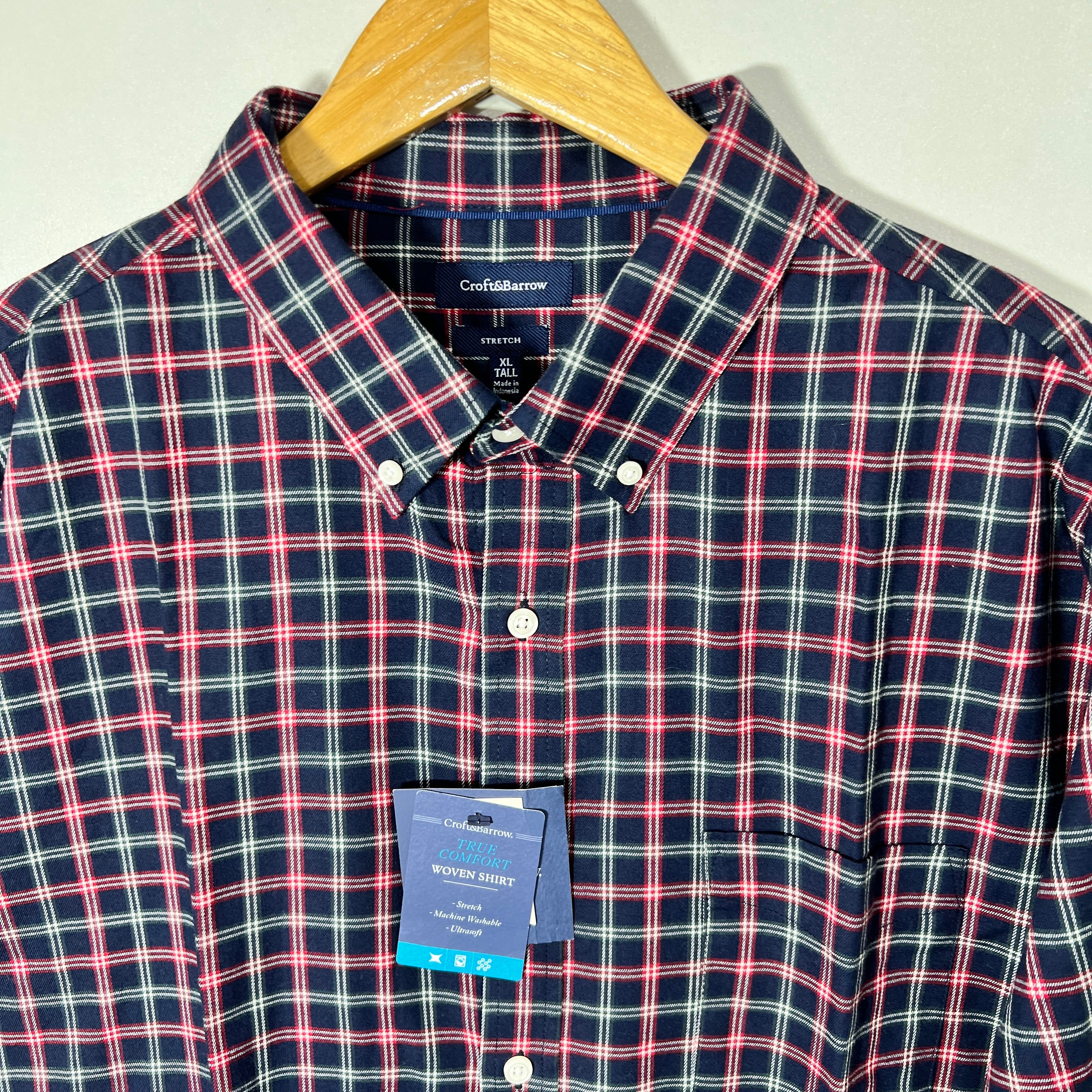 CROFT & BARROW BUTTON DOWN COTTON SHIRT BRAND NEW WITH STRETCH – JS BROTHERS CROFT & BARROW BUTTON DOWN COTTON SHIRT BRAND NEW WITH STRETCH – JS BROTHERS