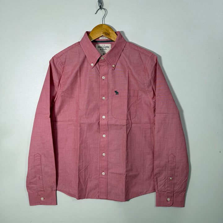 ABERCROMBIE &FITCH MUSCLE FIT BUTTON DOWN CASUAL COTTON SHIRT