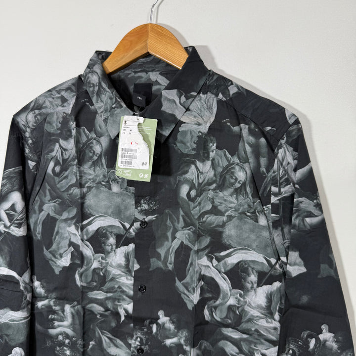 H&M CPRINTED CASUAL COTTON SHIRT BRAND NEW