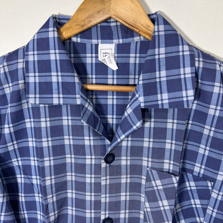 CLOTHING &CK COTTON CHECKERED NIGHT SUIT