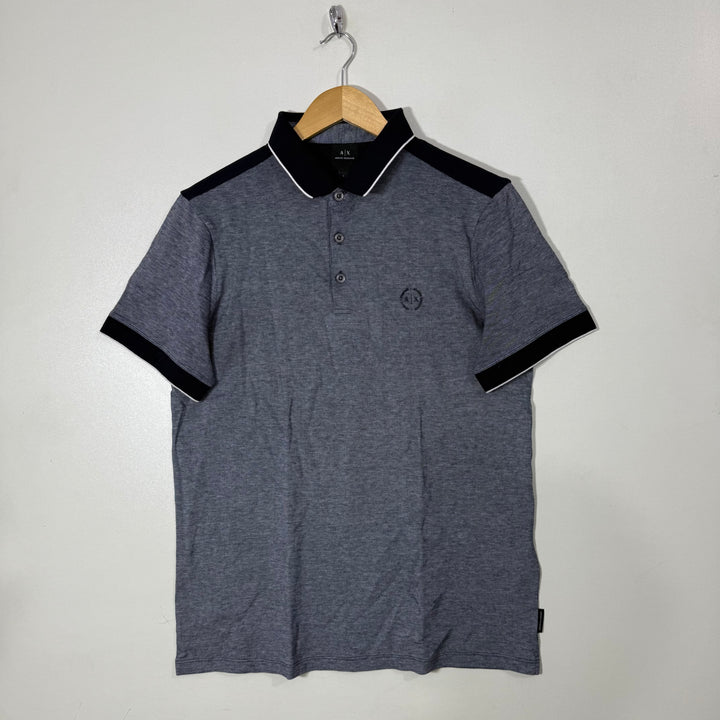 ARMANI EXCHANGE SLIM FIT  COTTON POLO TSHIRT