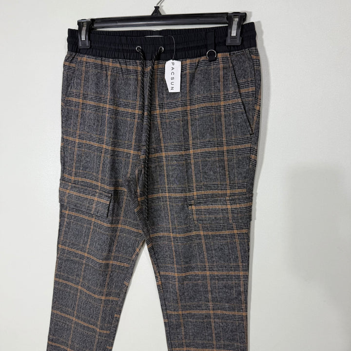 PACSUN CARGO CHECKERED JOGGER PANT BRAND NEW