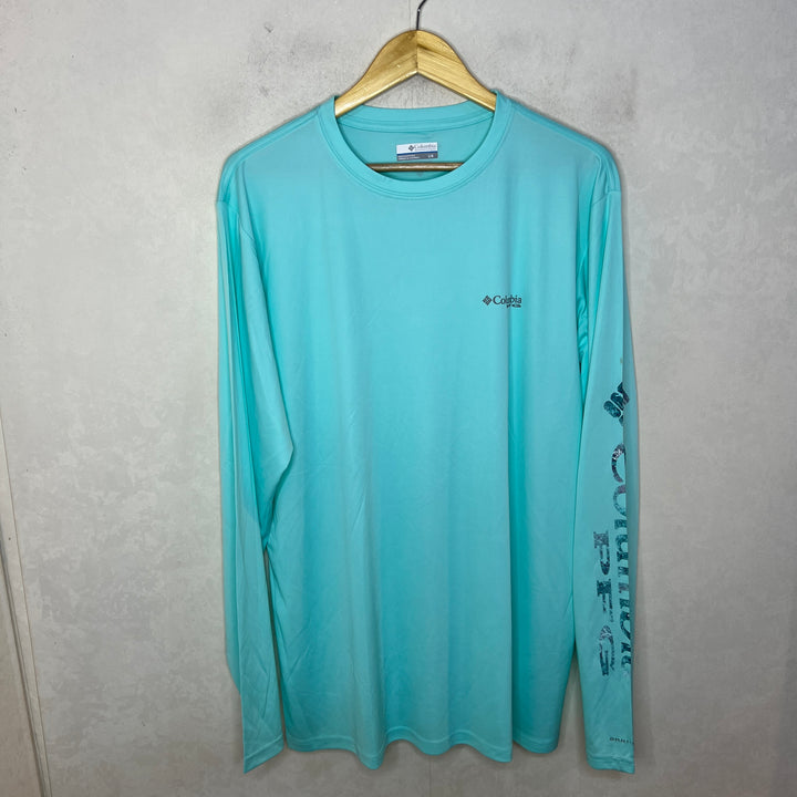 COLUMBIA OMNI SHADE LONG SLEEVES SPORT TSHIRT