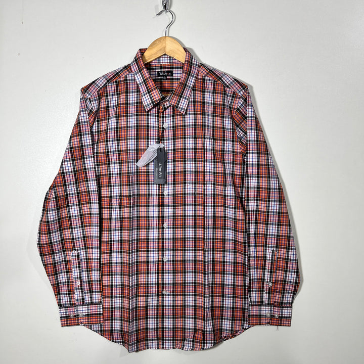 GALAXY CHECKERED CASUAL COTTON SHIRT BRAND NEW
