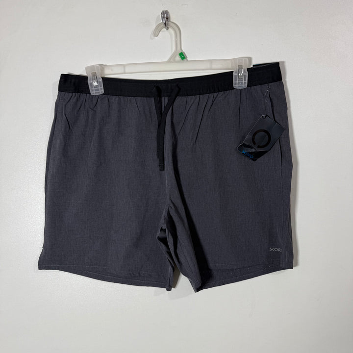 SKORA RUNNING SHORT BRAND NEW WITH STRETCH GREY COLOUR