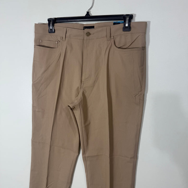 PGA TOUR STRAIGHT FIT MOTION FLUX 360 STRETCH ELASTICA COMFORT STRETCH WAISTBAND PERFORMANCE PANT BRAND NEW WITHOUT STRETCH