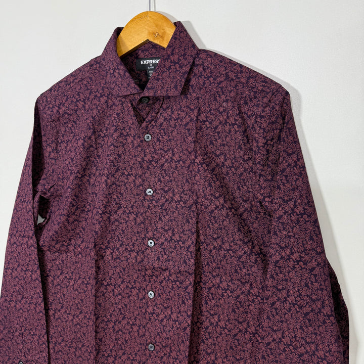 EXPRESS CLASSIC FIT CASUAL COTTON SHIRT WITH STRETCH