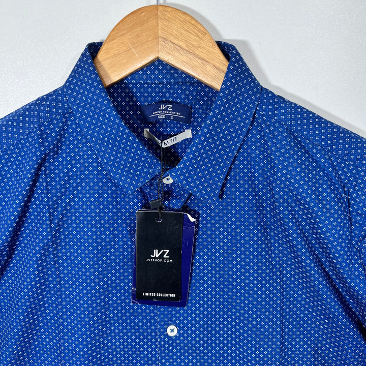 JVZ SLIM FIT BUTTON DOWN SHIRT