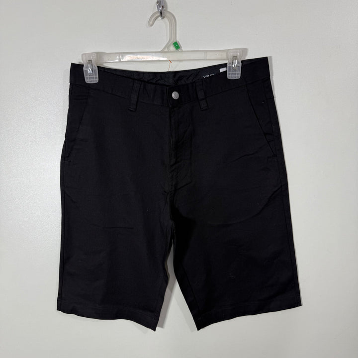 VOLCOM COTTON SHORT WITH STRETCH BLACK COLOUR