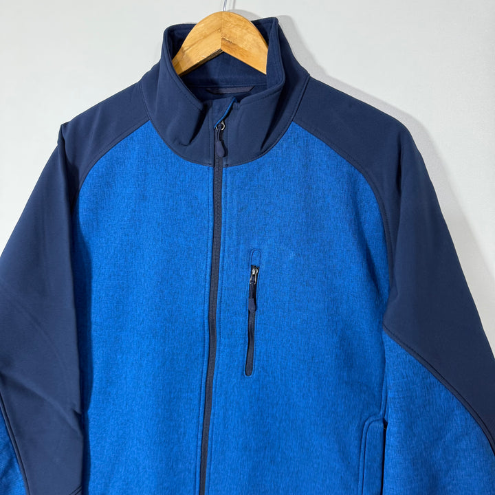 KIRKLAND SOFT SHELL WINDBREAKER JACKET INNER FLEECE