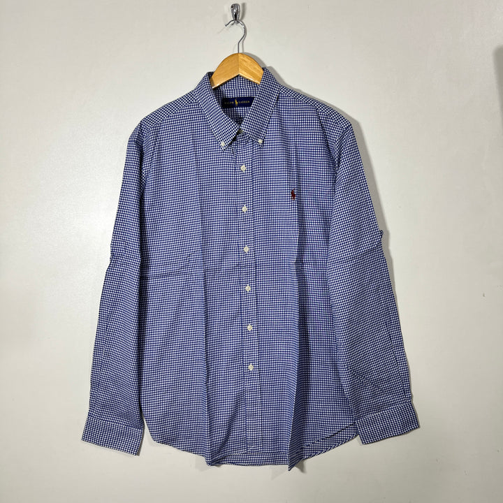 RALPH LAUREN POLO BUTTON DOWN CHECKERED