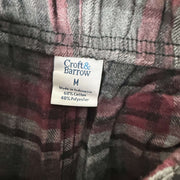 CROFT & BARROW COTTON TSHIRT FLANNEL CHECKERED TROUSER NIGHT SUIT BRAND NEW