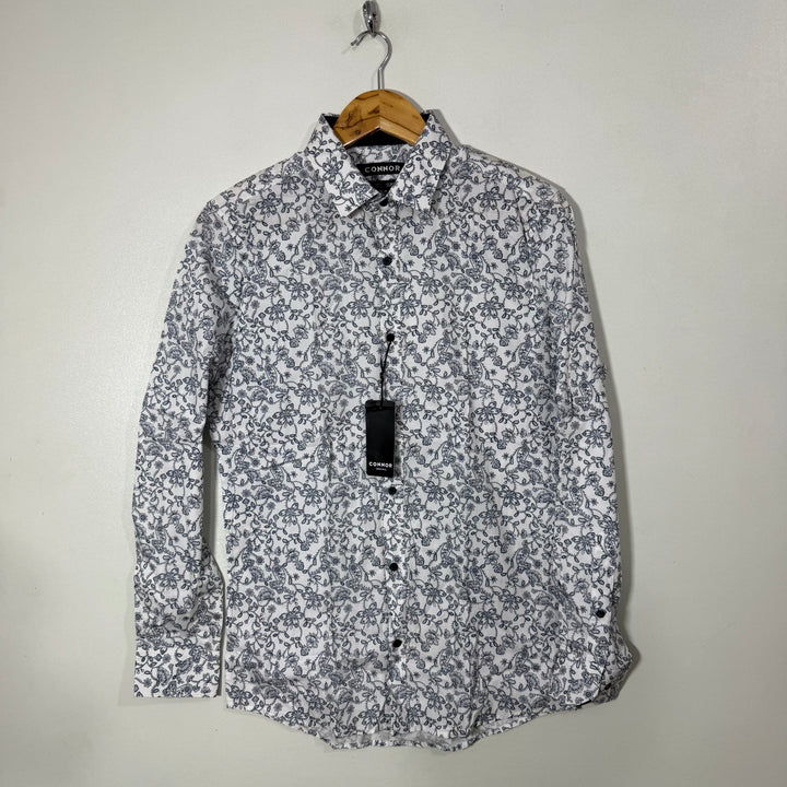 CONNOR PRINTED SLIM FIT COTTON SHIRT BRAND NEW