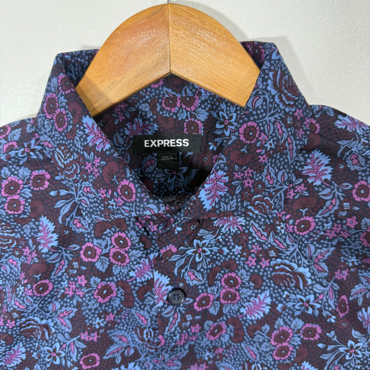 EXPRESS EXTRA SLIM FIT PRINTED SHIRT