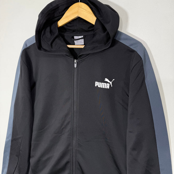 PUMA SPORT JACKET HOODIE BLACK COLOUR