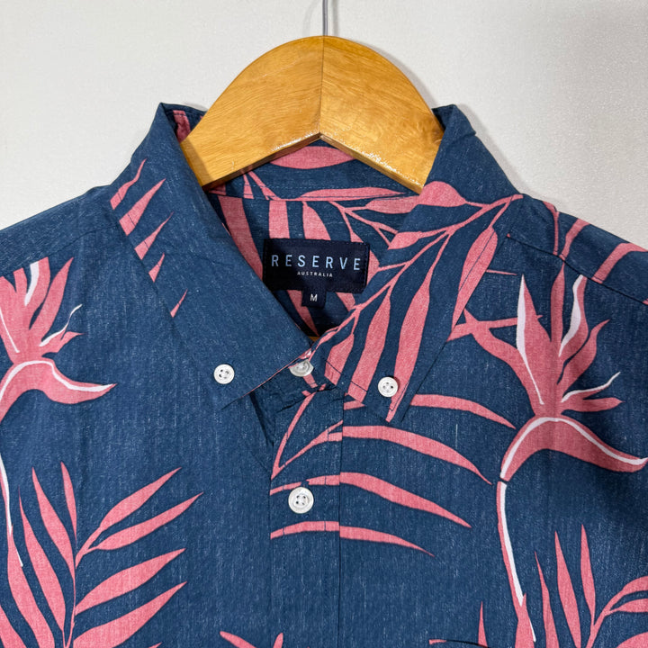 RESERVE BUTTON DOWN HALF SLEEVES COTTON SHIRT