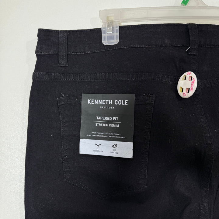KENNETH COLE TAPERED FIT DENIM PANT BRAND NEW WITH STRETCH BLACK COLOUR