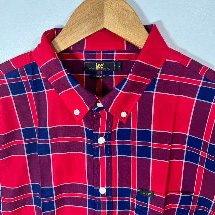 LEE REGULAR FIT BUTTON DOWN CASUAL COTTON SHIRT