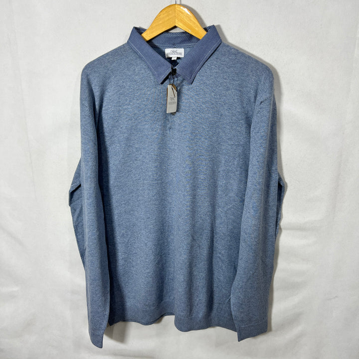 NEXT COTTON POLO SWEATER BRAND NEW