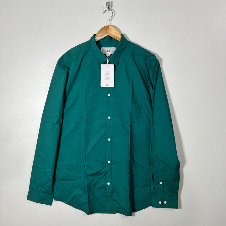 H&M BUTTON DOWN CASUAL COTTON SHIRT BRAND NEW