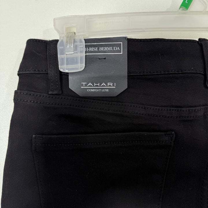 TAHARI DENIM SHORT BRAND NEW WITH STRETCH BLACK COLOUR (23)