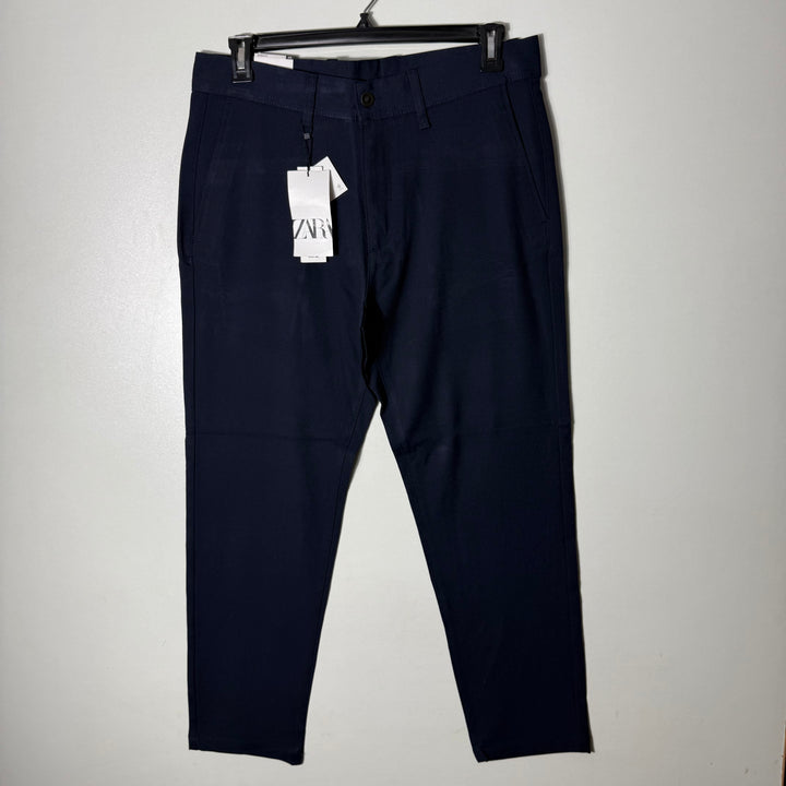 ZARA SLIM FIT DRESS PANT BRAND NEW BLUE COLOUR WITH STRETCH