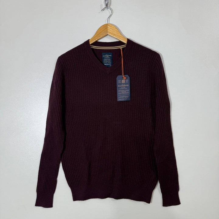 HAMMOND & CO V NECK LAMSWOOL SWEATER BRAND NEW