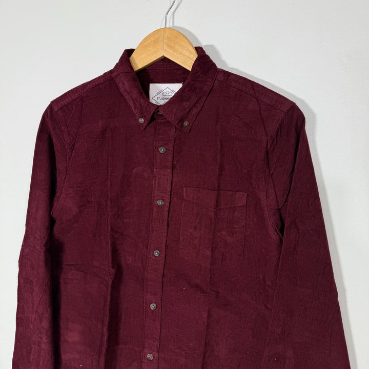 ST JHONS BAY BUTTON DOWN CORDUROY SHIRT BRAND NEW
