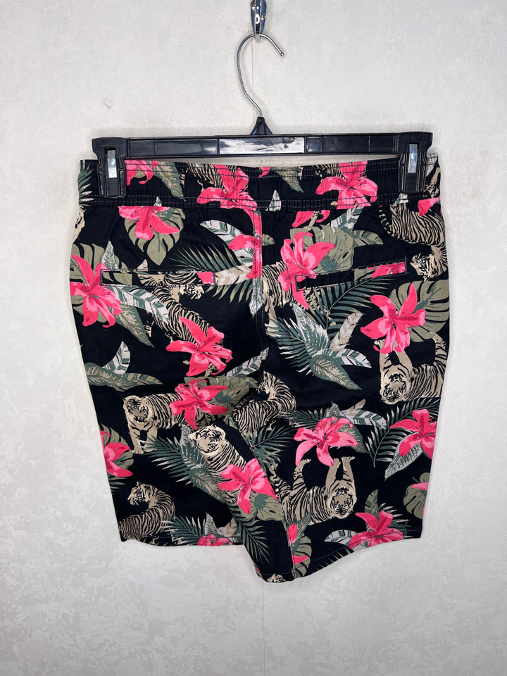 GEORGE PRINTED COTTON SHORT WITH STRETCH