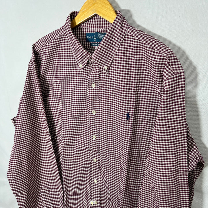 RALPH LAUREN POLO BUTTON DOWN OXFORD COTTON SHIRT