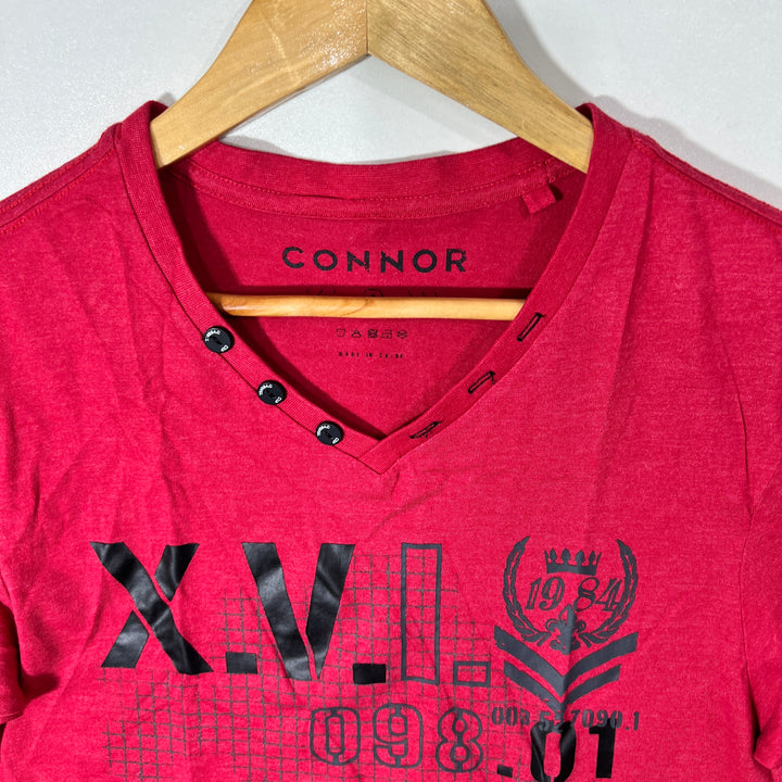 CONNOR V NECK COTTON TSHIRT